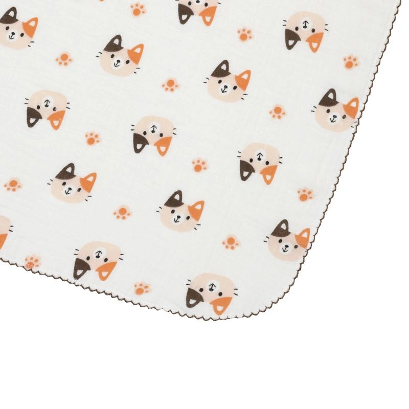 Khăn tắm cotton KACHOOBABY 2 lớp 100x100 cm - Màu ngẫu nhiên 6