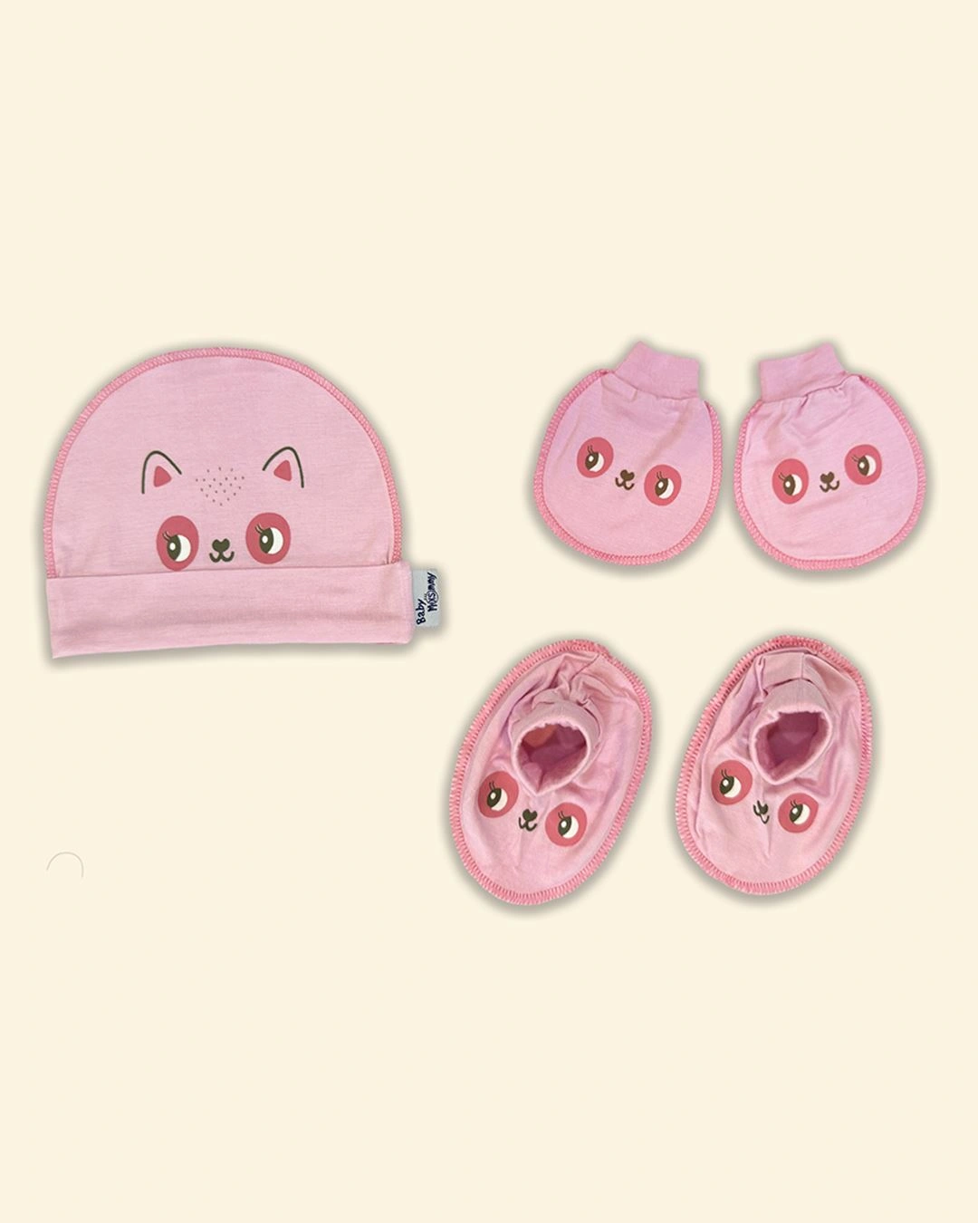Set nón, bao tay bao chân BabyMommy in hình thú 0724 - Màu ngẫu nhiên (0 - 3 tháng) 2