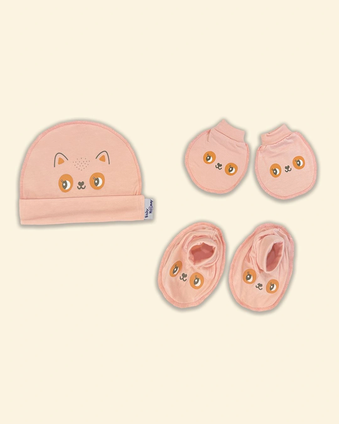 Set nón, bao tay bao chân BabyMommy in hình thú 0724 - Màu ngẫu nhiên (0 - 3 tháng) 3
