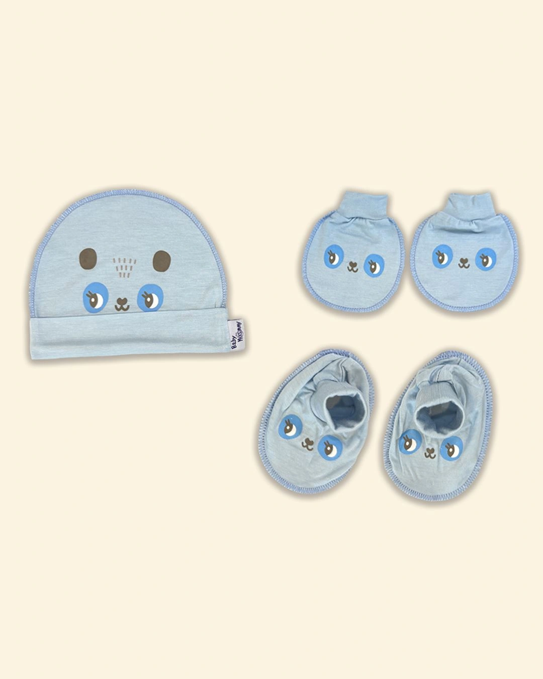 Set nón, bao tay bao chân BabyMommy in hình thú 0724 - Màu ngẫu nhiên (0 - 3 tháng) 4