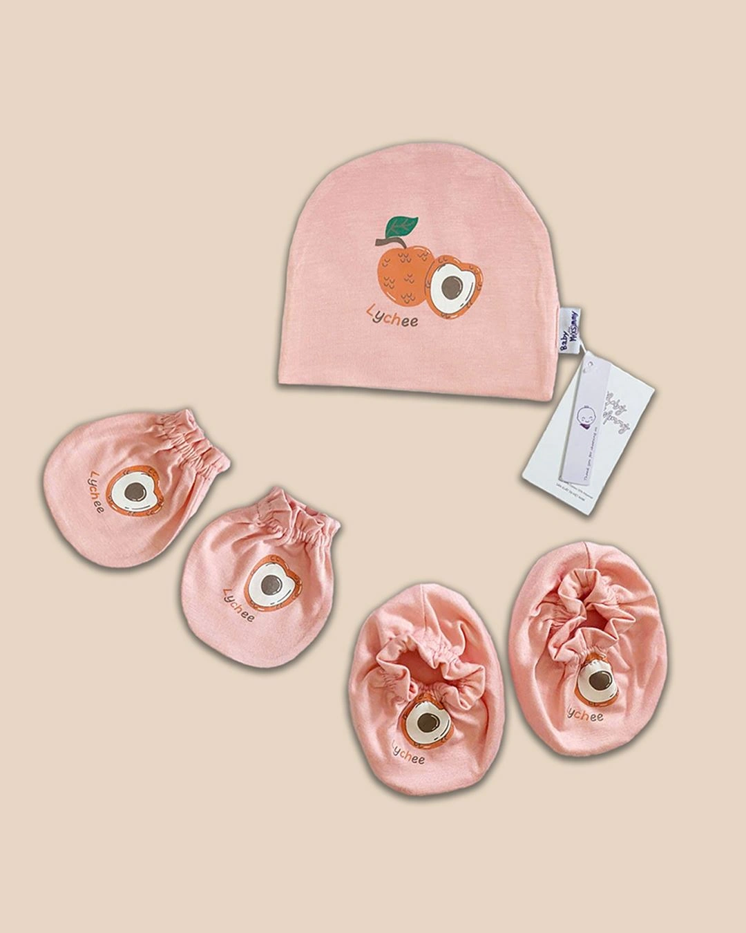 Set nón, bao tay bao chân BabyMommy in hình thú 0724 - Màu ngẫu nhiên (0 - 3 tháng) 7