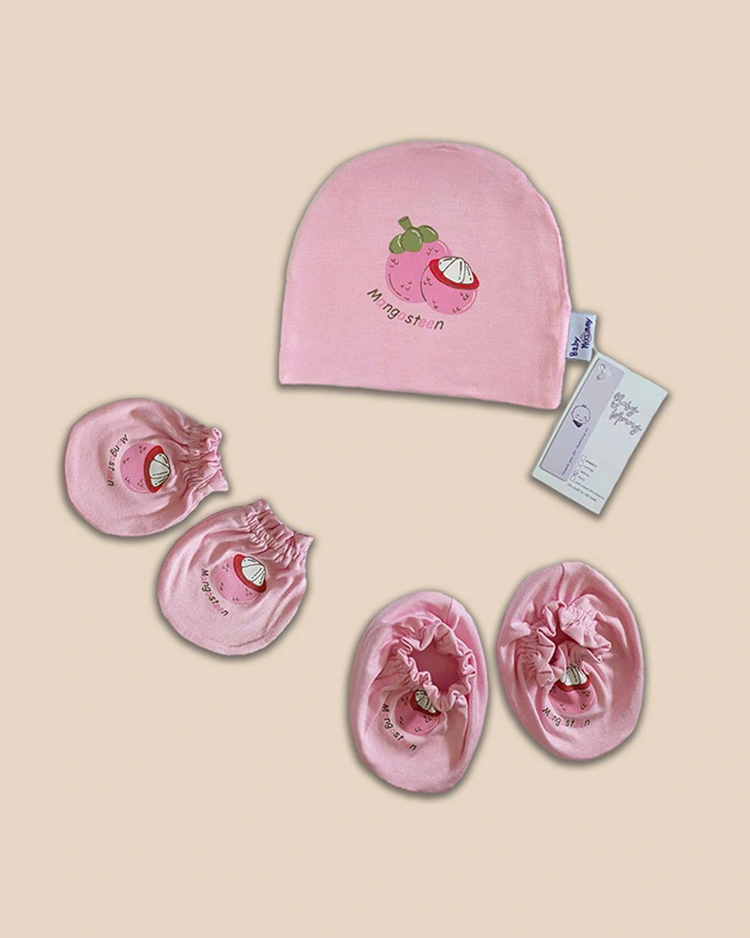 Set nón, bao tay bao chân BabyMommy in hình thú 0724 - Màu ngẫu nhiên (0 - 3 tháng) 9