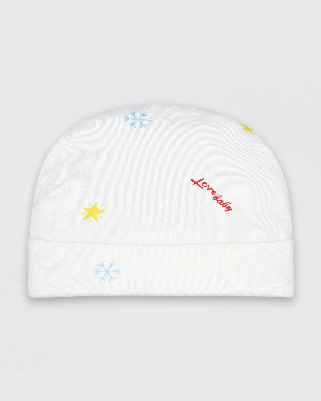 Set nón, bao tay bao chân in love baby IQ Baby màu trắng (0 - 3 tháng) 2