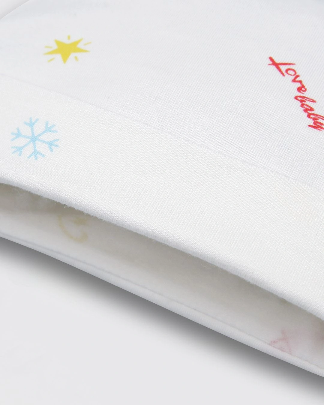 Set nón, bao tay bao chân in love baby IQ Baby màu trắng (0 - 3 tháng) 3