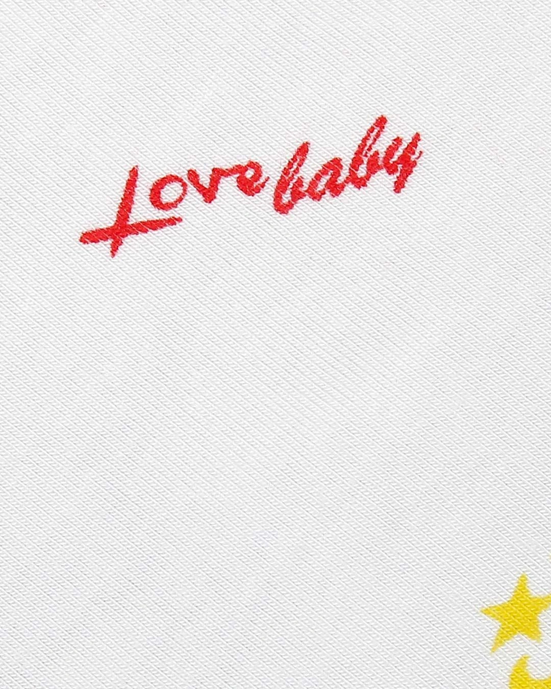 Set nón, bao tay bao chân in love baby IQ Baby màu trắng (0 - 3 tháng) 9