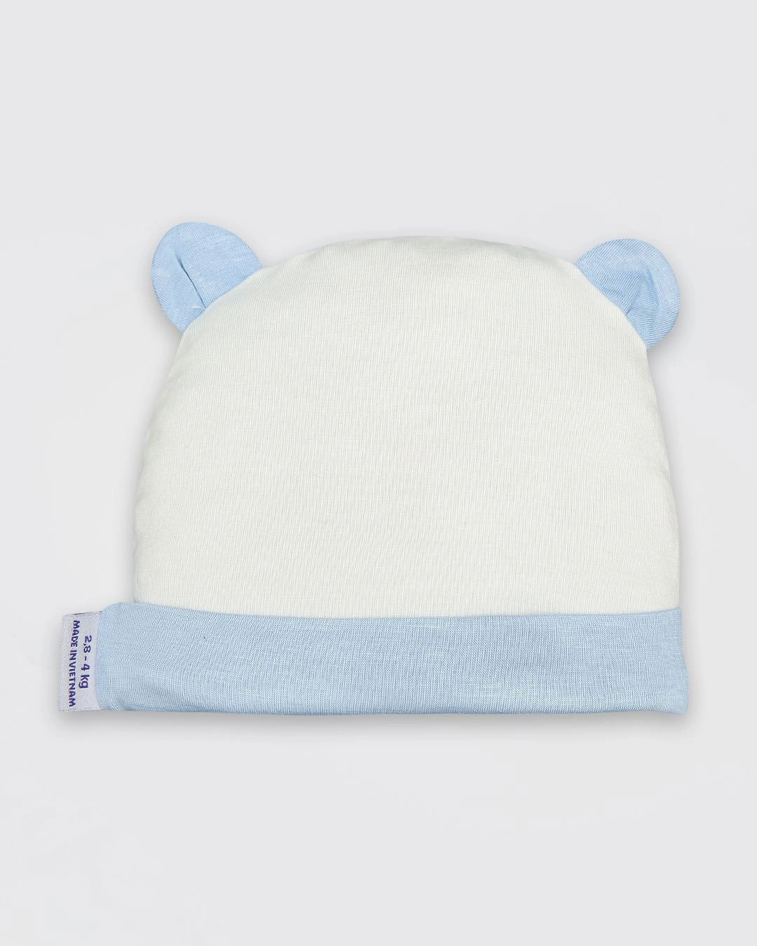 Set nón, bao tay bao chân tai thú BabyMommy màu xanh (0 - 3 tháng) 3