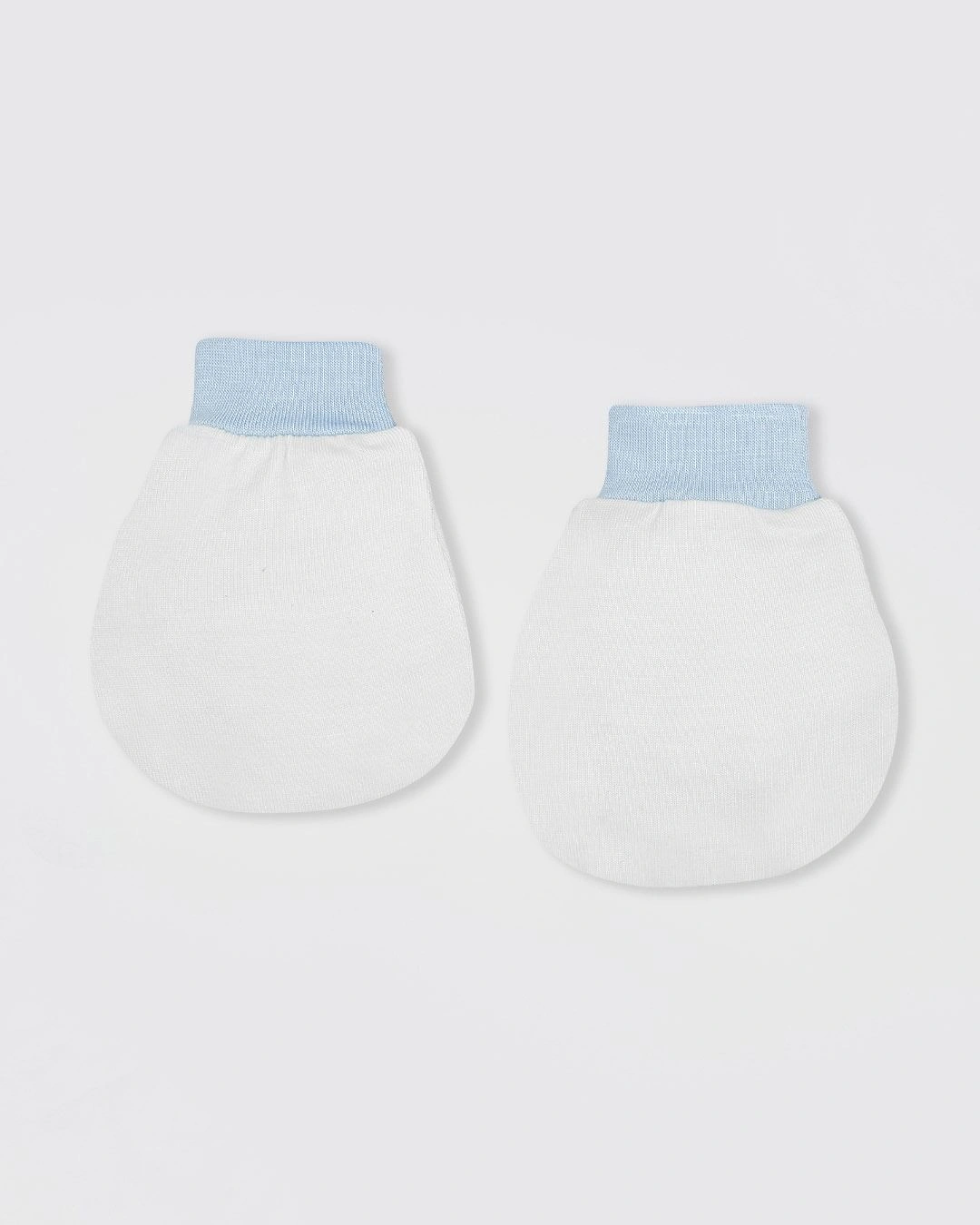 Set nón, bao tay bao chân tai thú BabyMommy màu xanh (0 - 3 tháng) 6