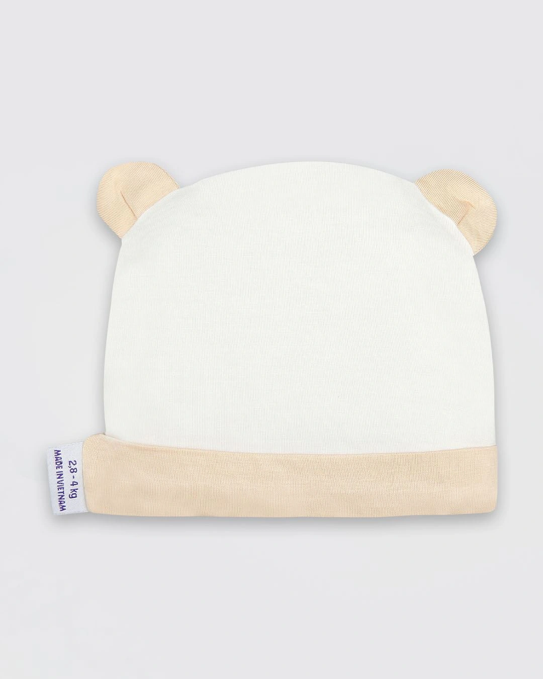 Set nón, bao tay bao chân tai thú BabyMommy màu be (0 - 3 tháng) 3