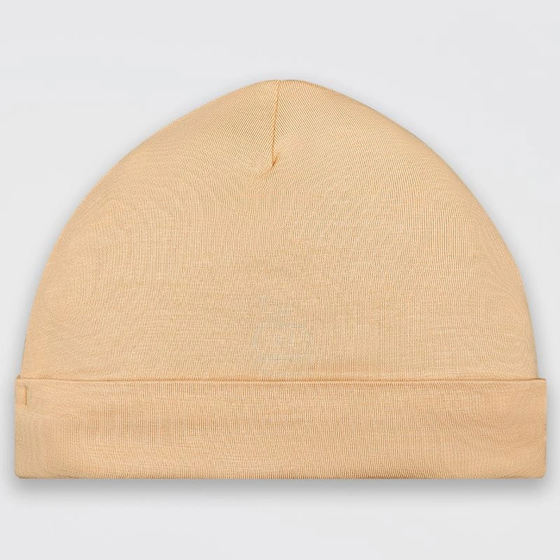Nón sơ sinh mềm mịn La Pomme màu be đậm (0 - 3 tháng) 6