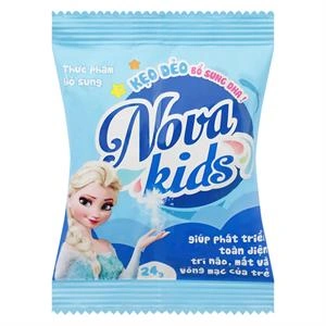 Kẹo dẻo Nova Kids bổ sung DHA hương trái cây, 24g dạng viên (từ 1 tuổi) - Giao bao bì ngẫu nhiên 1