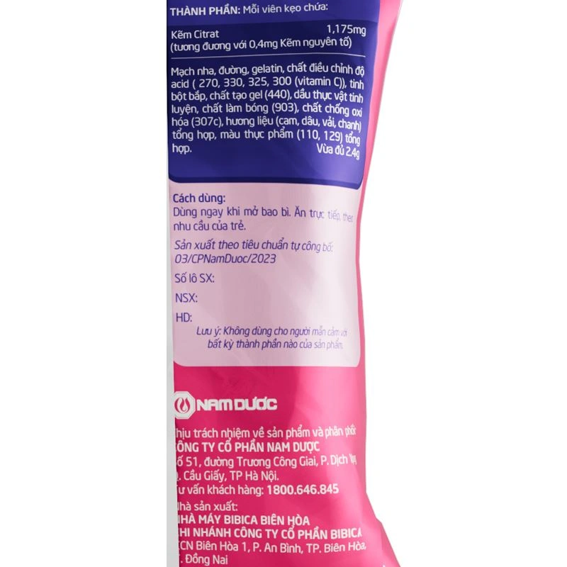 Kẹo dẻo Ích Nhi hỗ trợ ăn ngon, đề kháng khỏe hương trái cây, 24g dạng viên (từ 2 tuổi) - Giao bao bì ngẫu nhiên 4