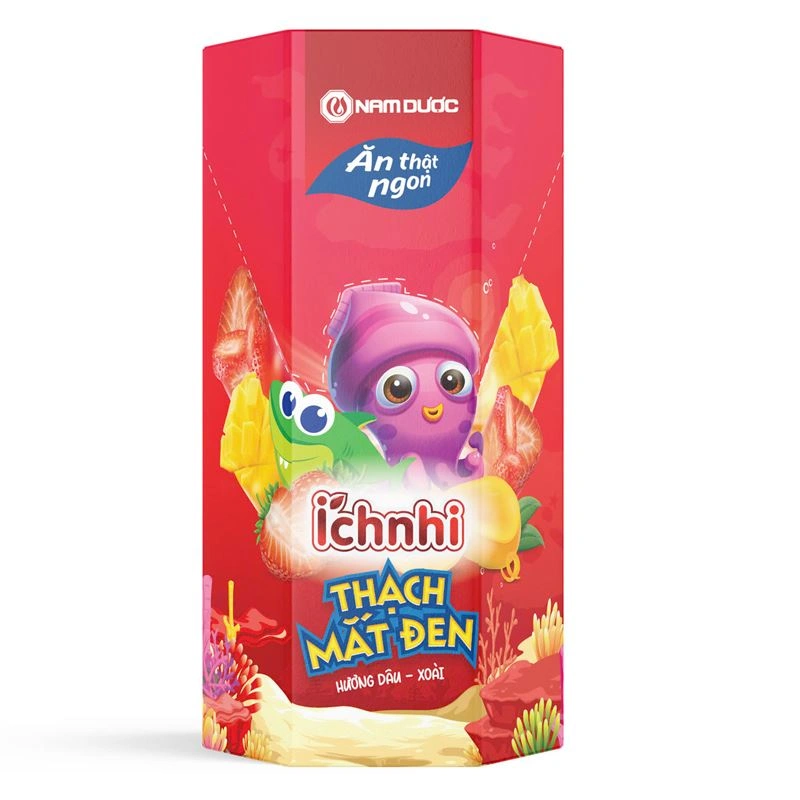 Thạch Ích Nhi bổ sung dưỡng chất cho mắt khỏe hương trái cây, 21 gói (từ 2 tuổi) 2