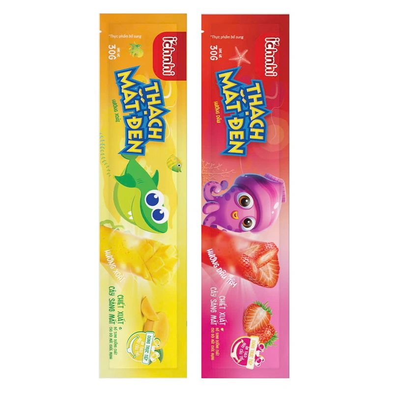 Thạch Ích Nhi bổ sung dưỡng chất cho mắt khỏe hương trái cây, 21 gói (từ 2 tuổi) 4