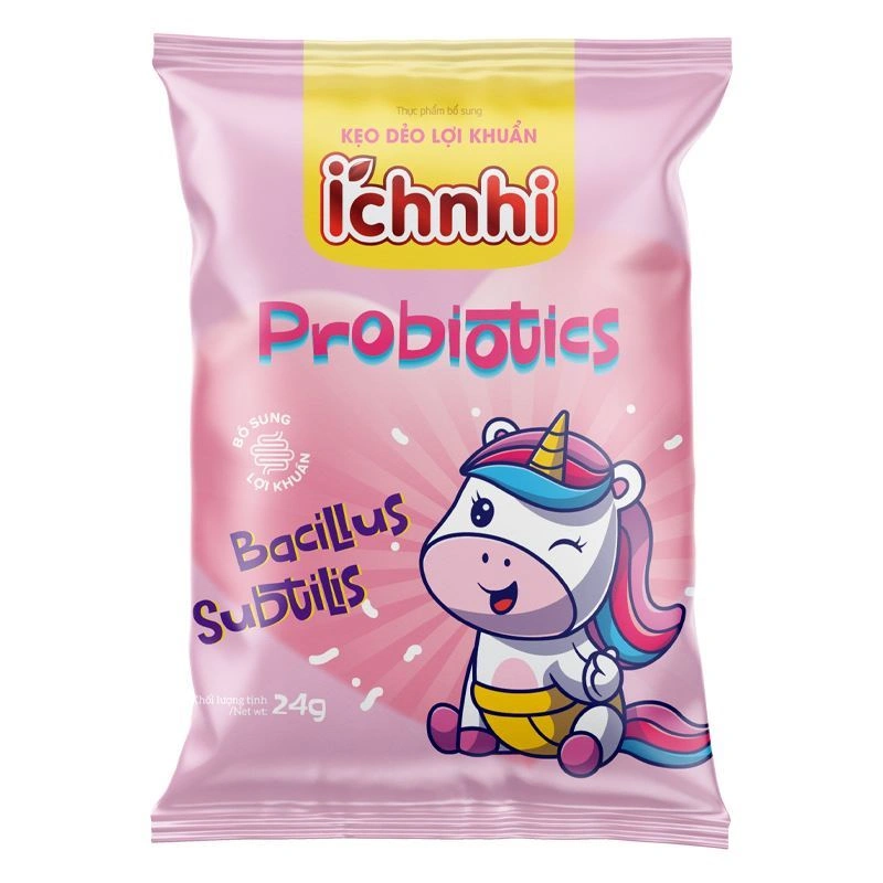 Combo 10 gói kẹo dẻo Ích Nhi bổ sung lợi khuẩn cải thiện tiêu hóa hương trái cây, 24g dạng viên (từ 2 tuổi) - Giao bao bì ngẫu nhiên 3