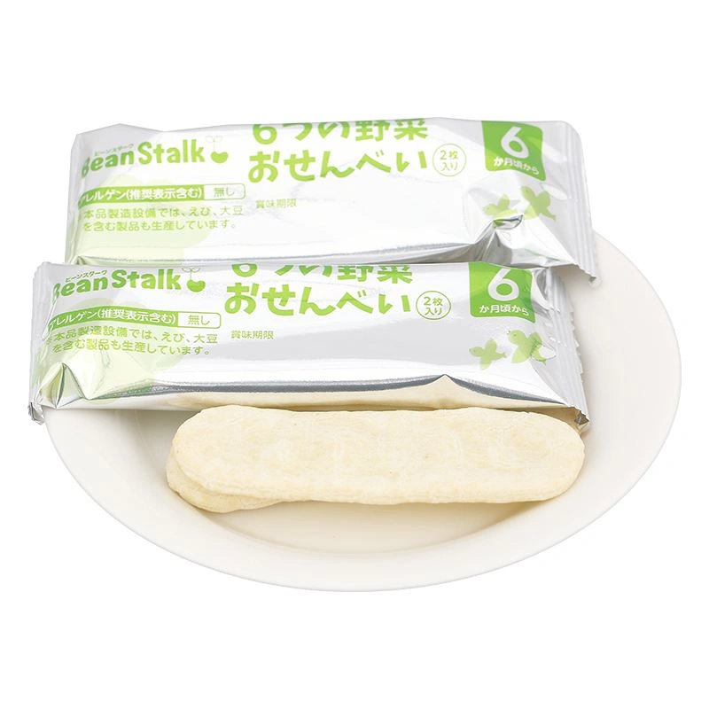 Bánh gạo ăn dặm BeanStalk vị 6 loại rau củ hộp 20g (từ 6 tháng) 8