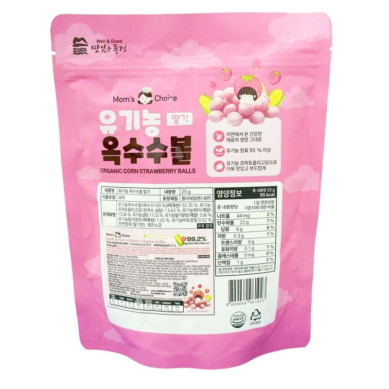 Bánh ăn dặm Mom's Choice vị dâu gói 25g (từ 6 tháng) 2