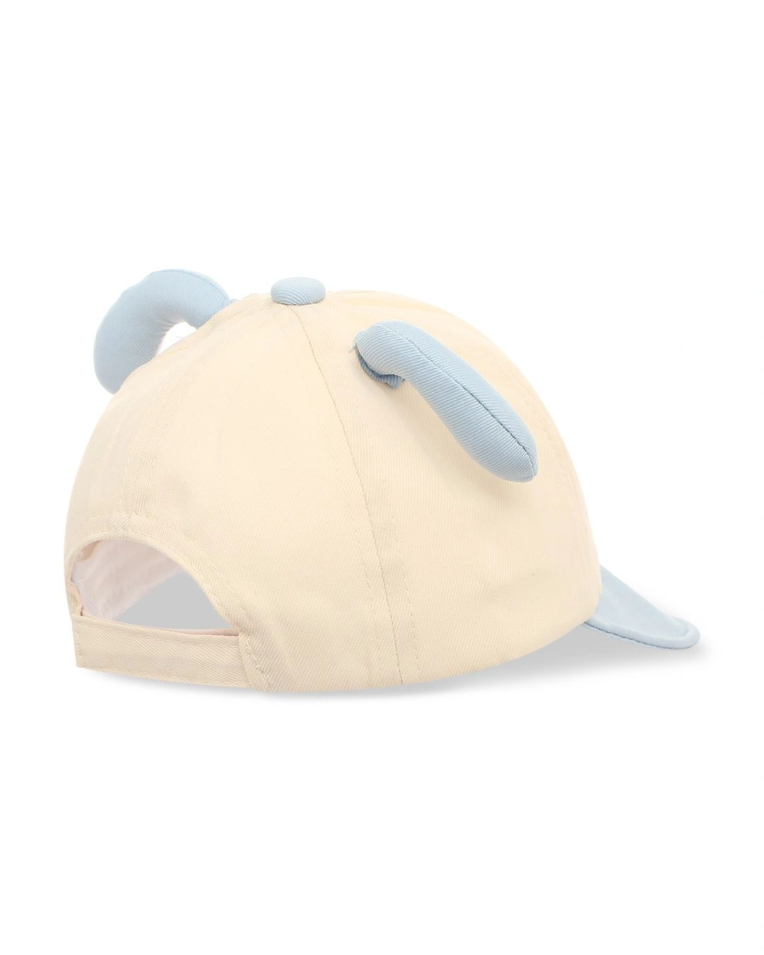 Nón kết cho bé TOP KIDS thêu cún màu be - xanh dương 3