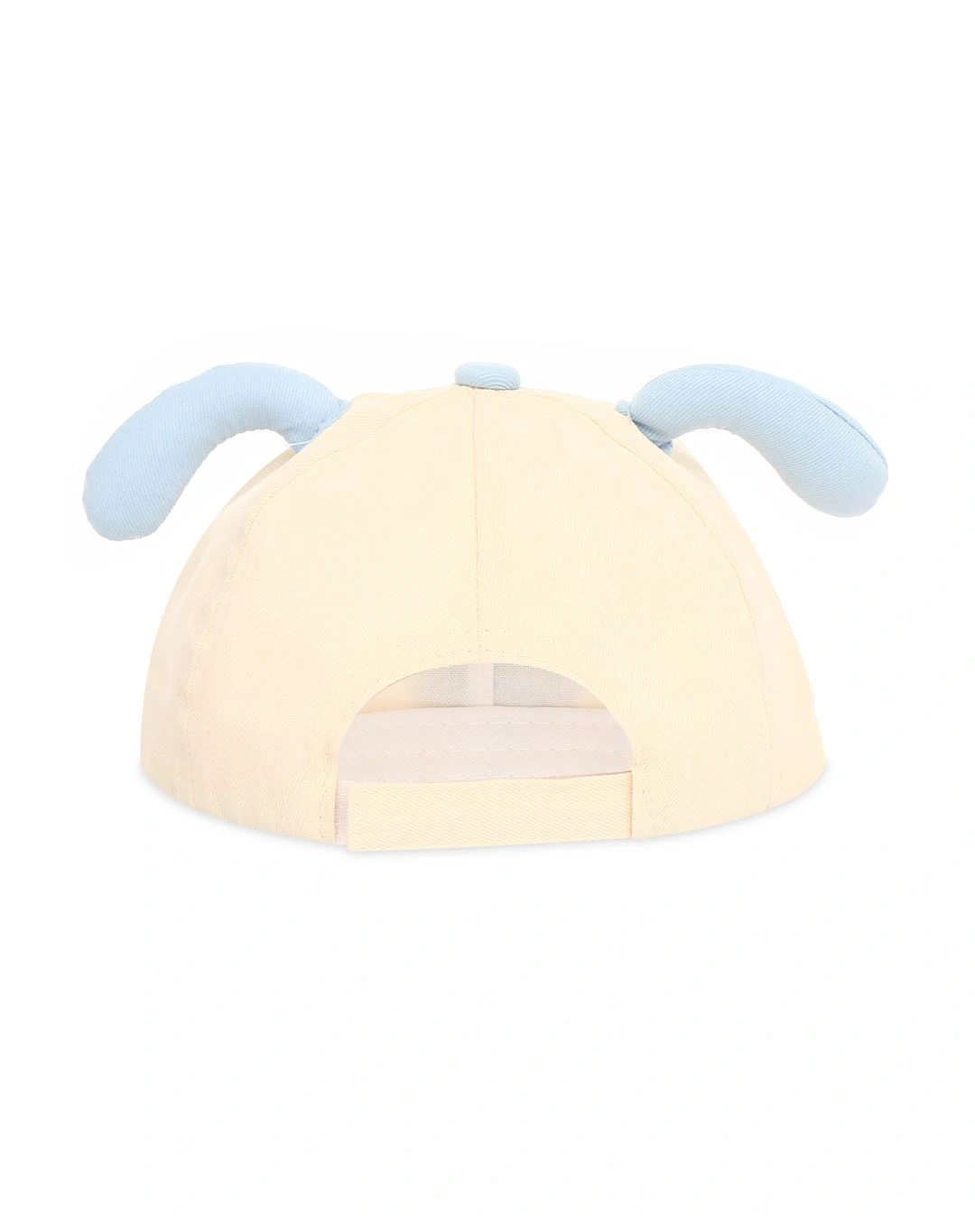 Nón kết cho bé TOP KIDS thêu cún màu be - xanh dương 4