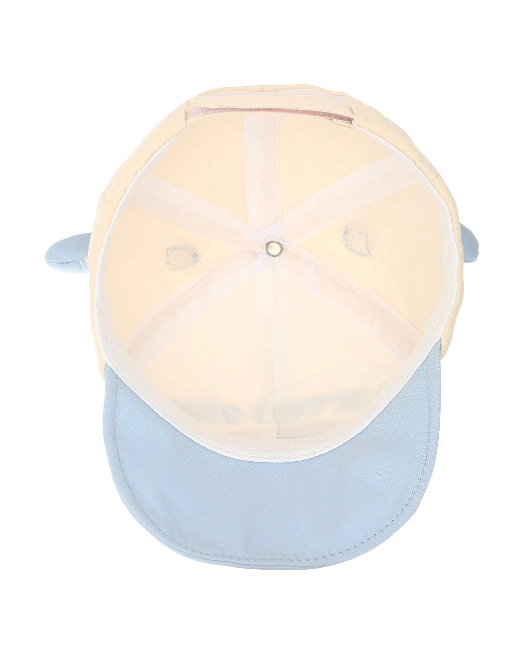 Nón kết cho bé TOP KIDS thêu cún màu be - xanh dương 6