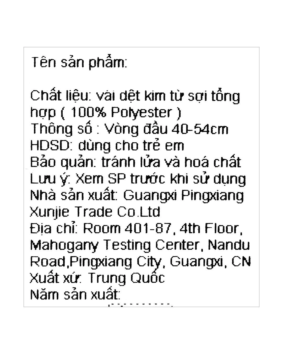 Nón kết cho bé TOP KIDS thêu cún màu be - xanh dương 7