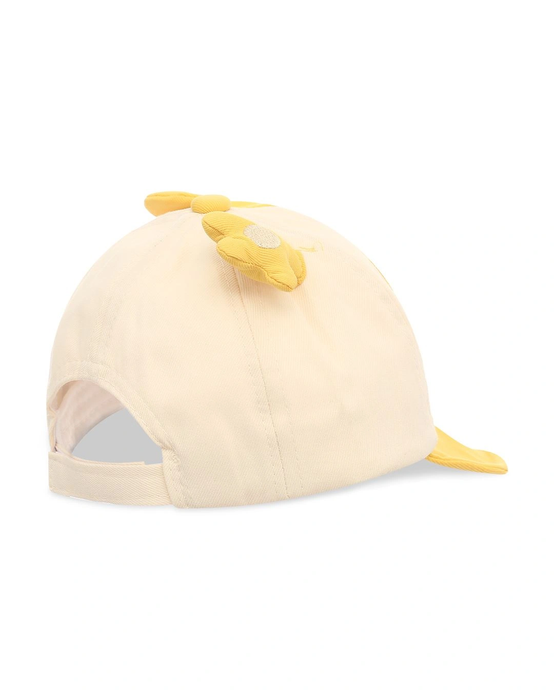 Nón kết cho bé TOP KIDS thêu ếch màu be - vàng 3