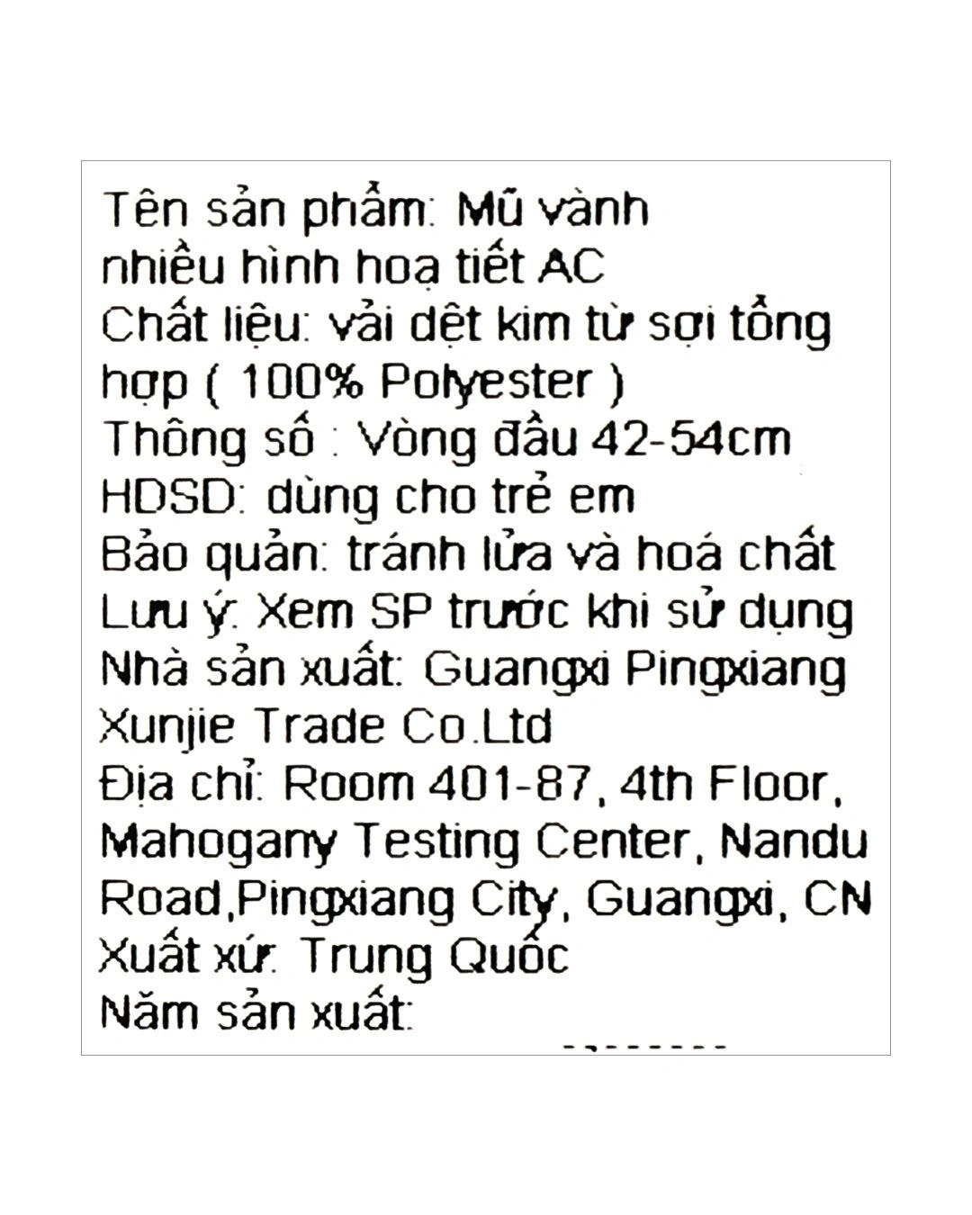 Nón vành cho bé TOP KIDS thêu thỏ màu hồng 7
