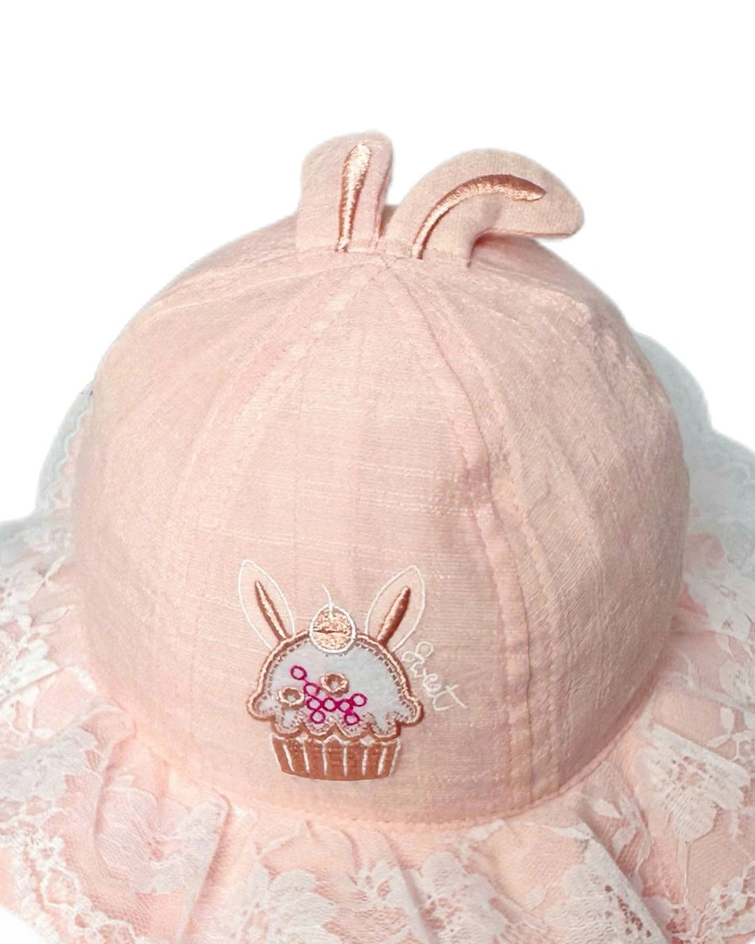 Nón vành cho bé gái Duy Ngọc 5203 màu hồng 6