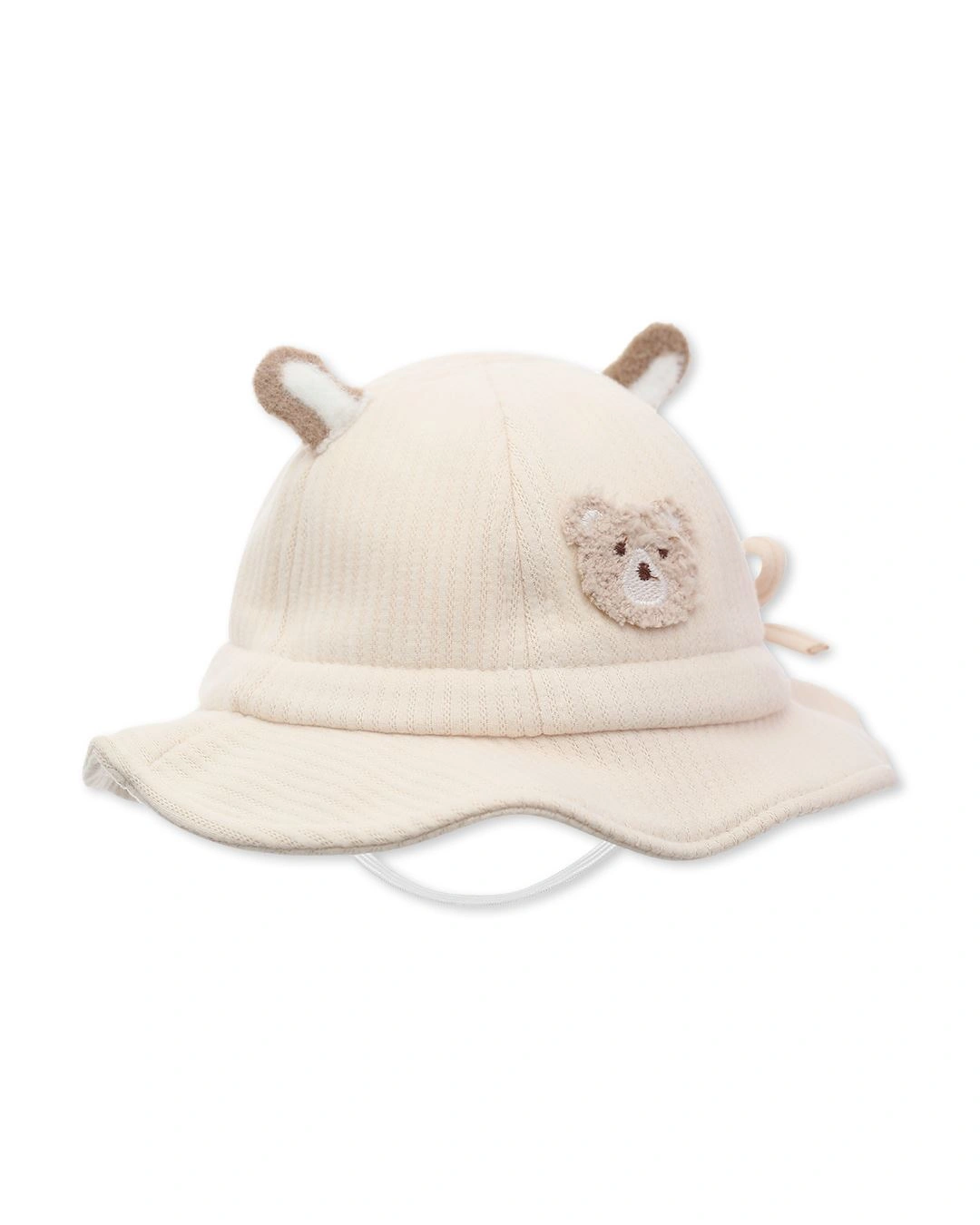 Nón vành cho bé gái TOP KIDS thêu gấu màu hồng 9