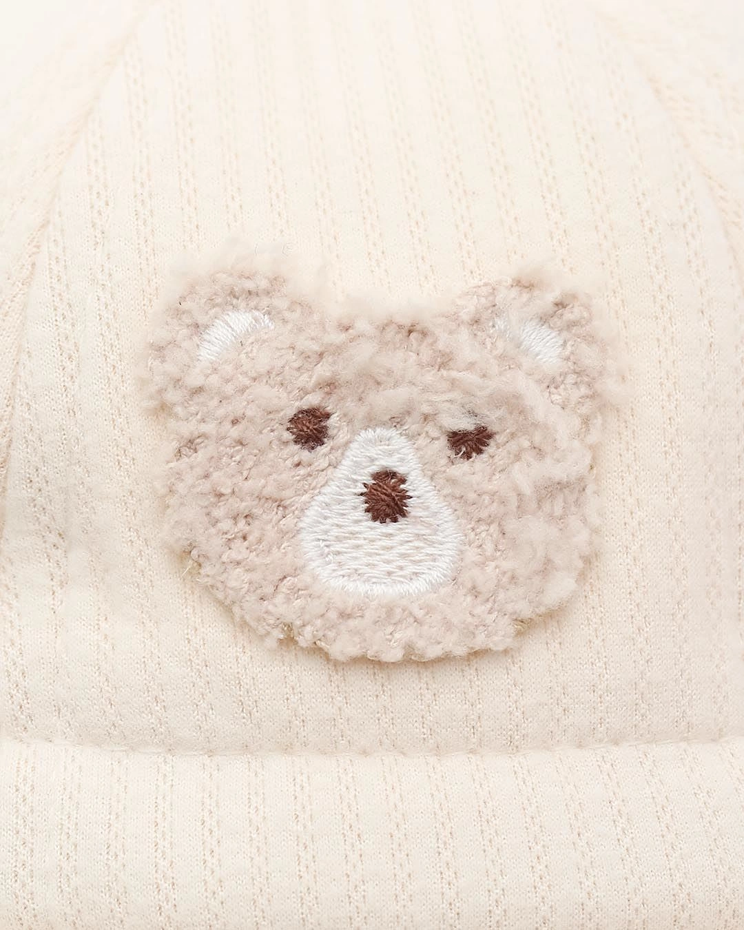 Nón vành cho bé gái TOP KIDS thêu gấu màu hồng 11