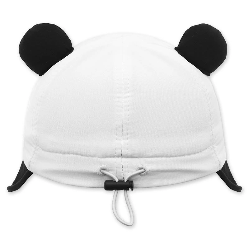 Nón kết cho bé TOP KIDS thêu gấu màu đen - trắng 4