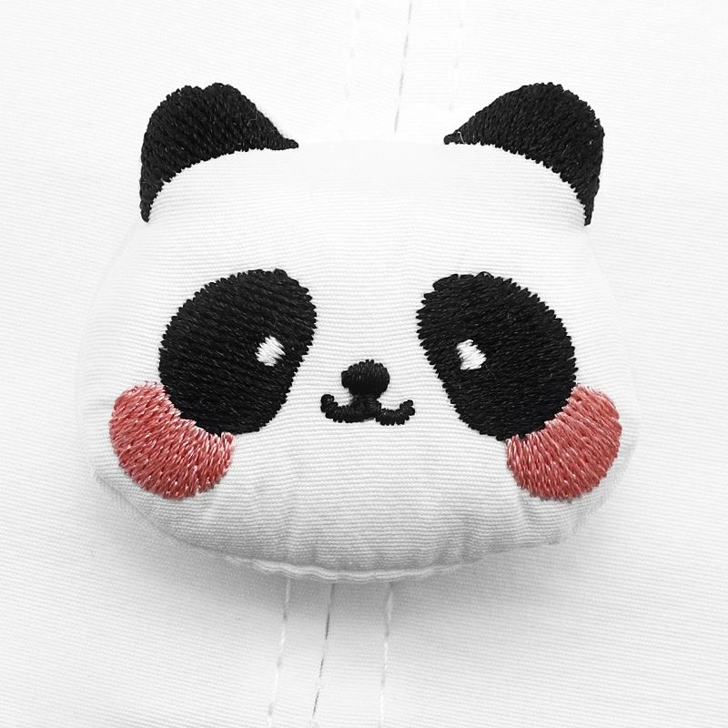 Nón kết cho bé TOP KIDS thêu gấu màu đen - trắng 5