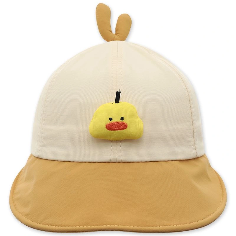 Nón kết cho bé TOP KIDS thêu vịt màu vàng 2