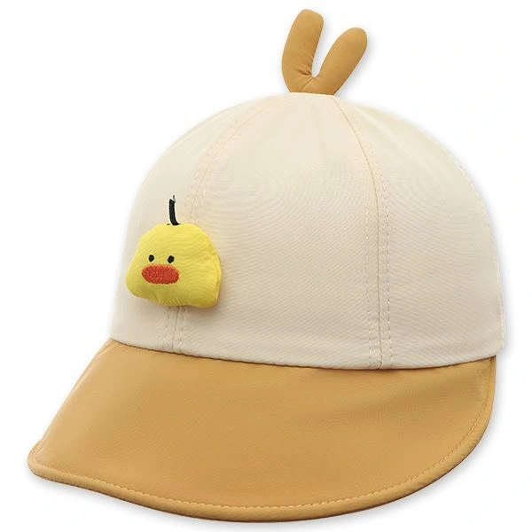 Nón kết cho bé TOP KIDS thêu vịt màu vàng 1