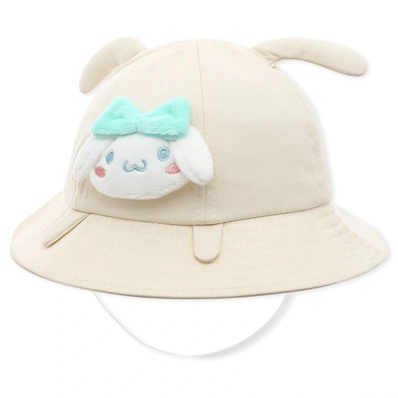 Nón vành cho bé TOP KIDS thêu Cinnamoroll màu trắng 3