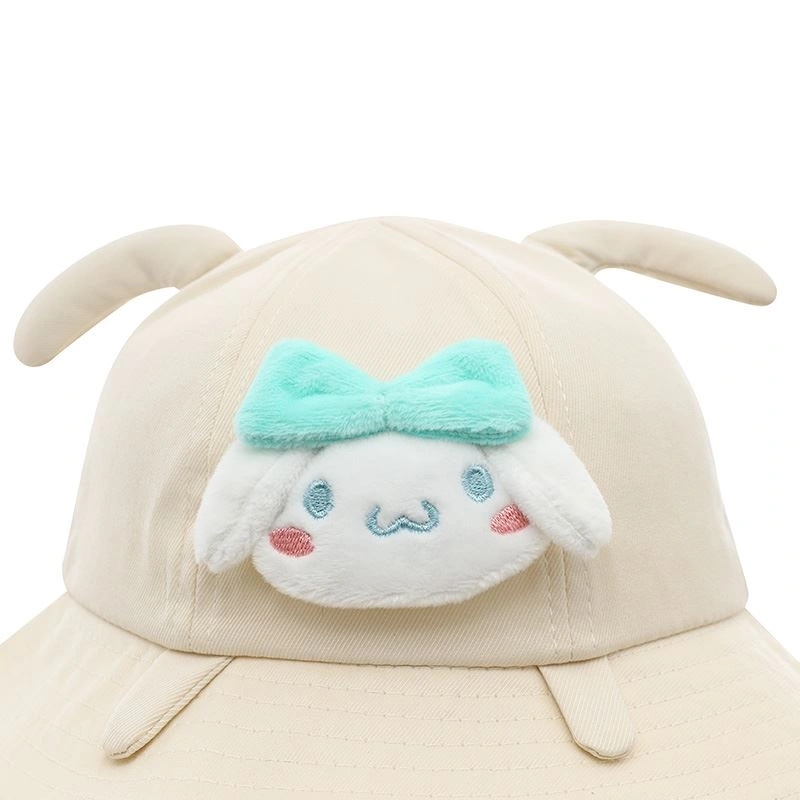 Nón vành cho bé TOP KIDS thêu Cinnamoroll màu trắng 6