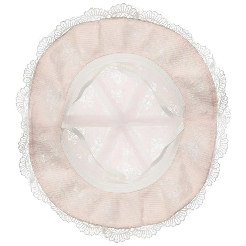 Nón vành cho bé gái HappyTime V29 màu hồng nhạt 8