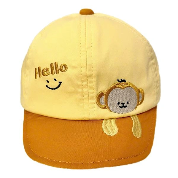 Nón kết cho bé Duy Ngọc 6910 màu vàng 1