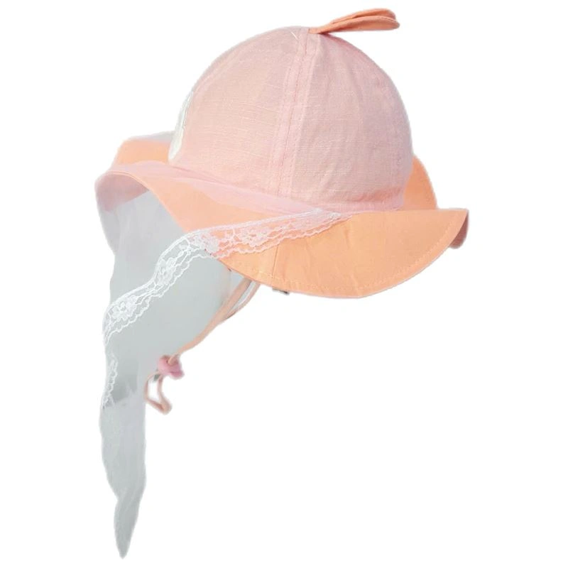 Nón vành cho bé Duy Ngọc 6545 màu cam 2