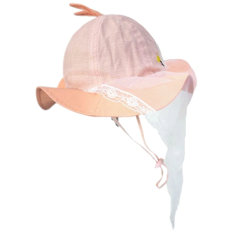 Nón vành cho bé Duy Ngọc 6545 màu cam 3