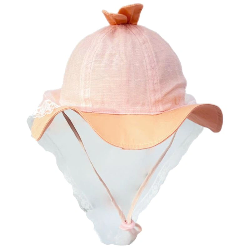 Nón vành cho bé Duy Ngọc 6545 màu cam 4