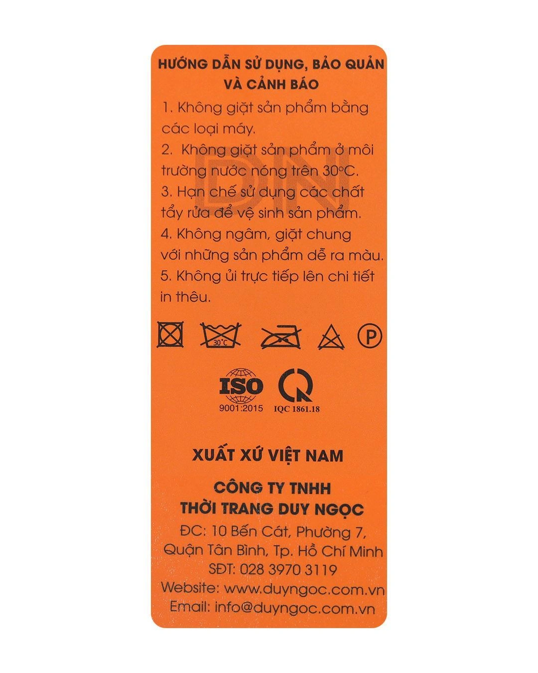 Nón vành cho bé Duy Ngọc 6545 màu cam 7