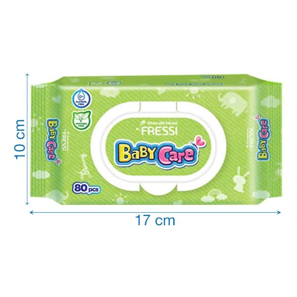 KHĂN ƯỚT FRESSI BABY CARE - KM BABYLOVE