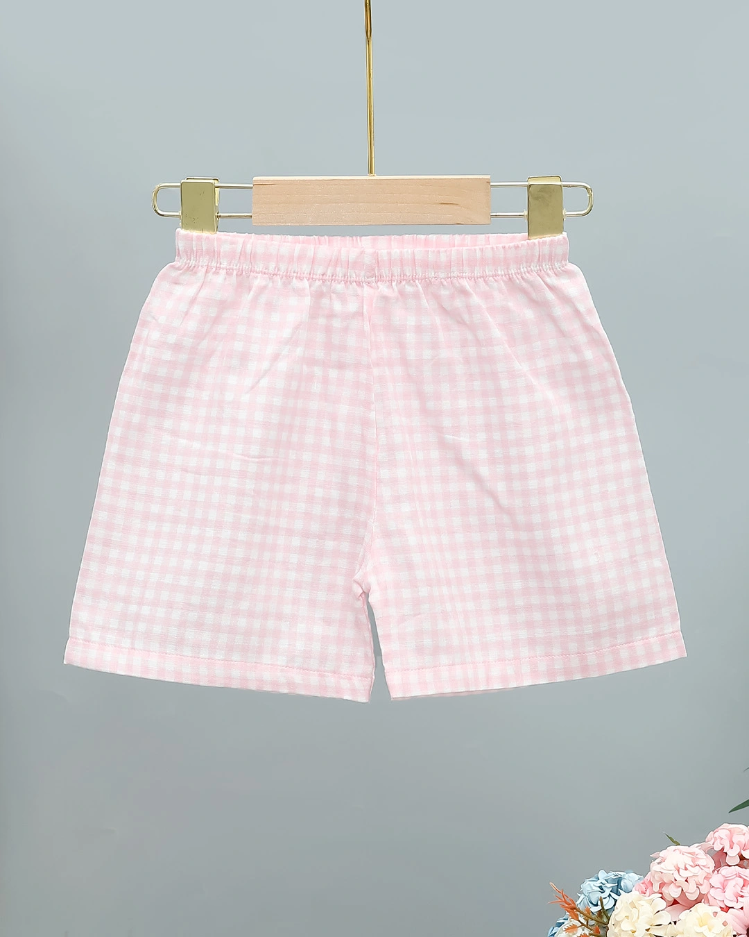 Bộ sát nách bé gái Lullaby NH937R màu trắng - hồng 8