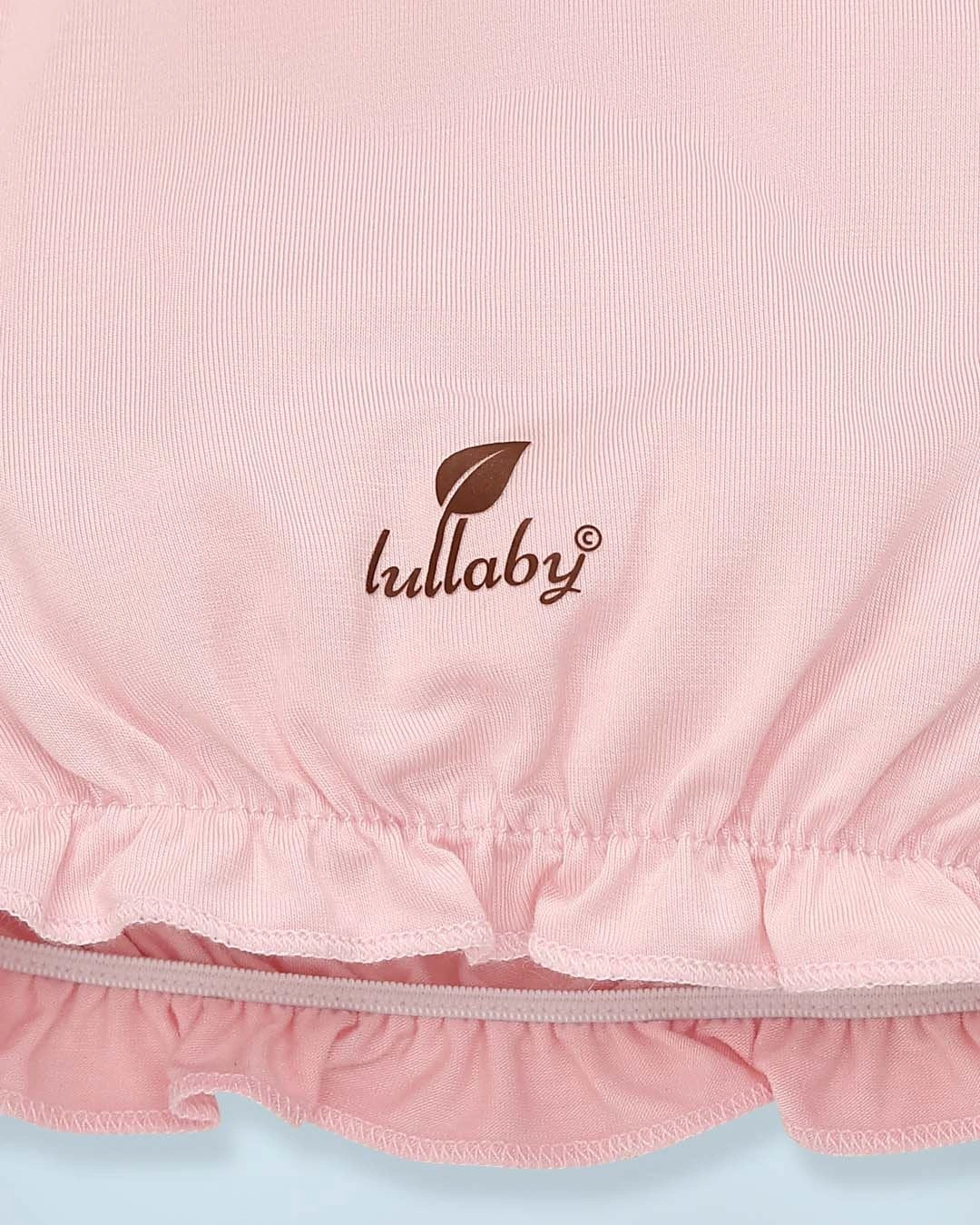 Bộ sát nách bé gái Lullaby NH985R màu hồng 10