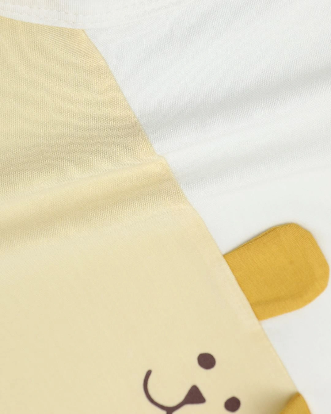 Bộ sát nách bé gái La Pomme trẻ nhỏ màu vàng 10