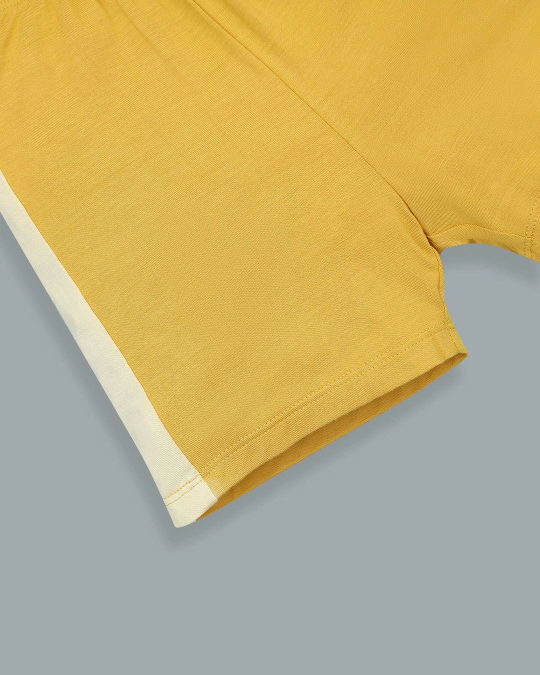 Bộ sát nách bé gái La Pomme trẻ nhỏ màu vàng 13