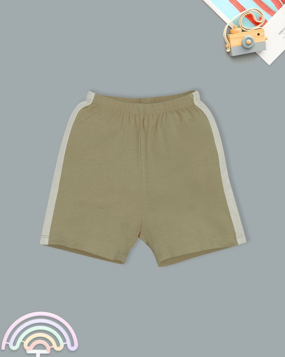 Bộ sát nách bé gái La Pomme trẻ nhỏ màu vàng 22