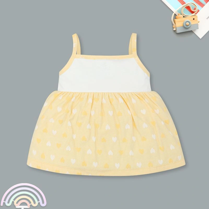 Bộ sát nách bé gái Pony Kids in gà con màu da cam 13