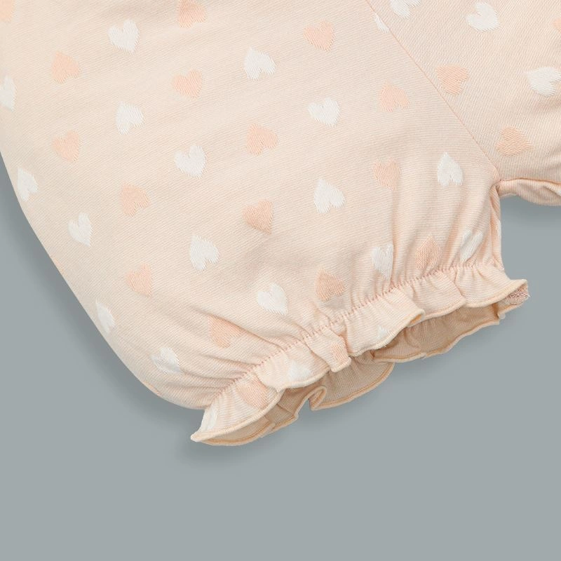 Bộ sát nách bé gái Pony Kids in gà con màu da cam 8