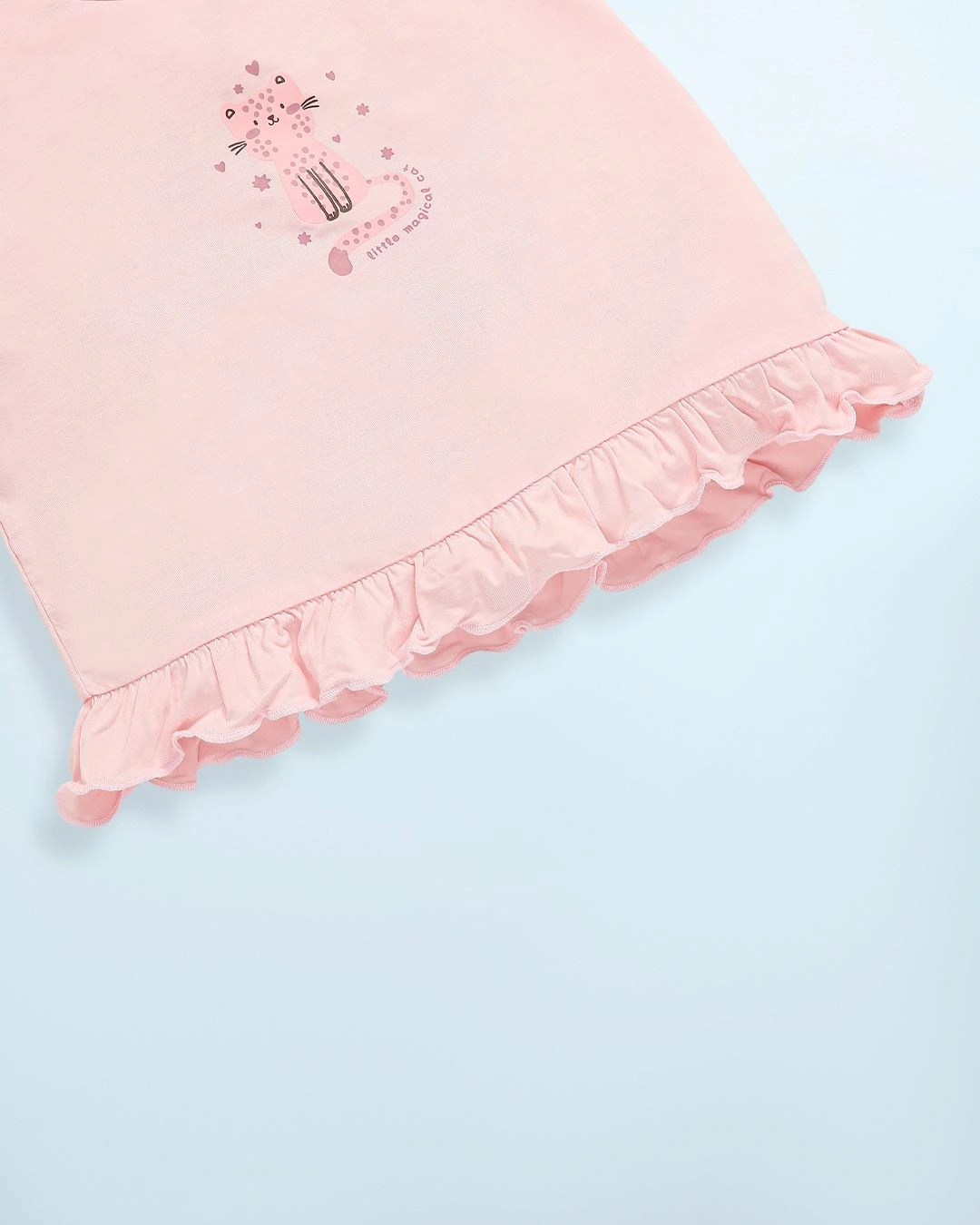 Bộ tay ngắn bé gái Lullaby NH983R màu hồng 6